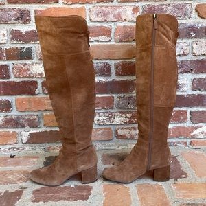 Sarto by Franco Sarto A-Korinne Suede Over the Knee Boots
